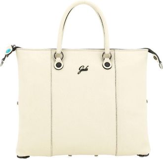 Gabs Omzetbare leren tas in room - Dames - Shoppers - Wit - ONE Size - Leer - Tassen