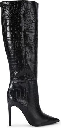 Kurt Geiger Womens Leather Tassa Boots - Black - Size UK 8