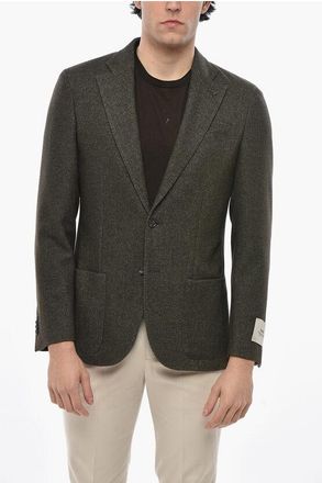 Corneliani CC COLLECTION Wool Blend Side Vents Notch Lapel LEVITY Blaze size 50