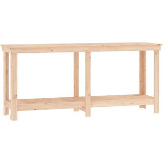 vidaXL Vidaxl - Banco De Trabajo De Madera Maciza De Pino 180x50x80 Cm