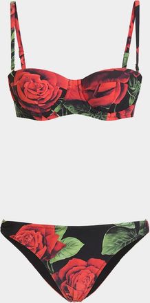 Dolce & Gabbana St. Sicilia Printed Two-Piece Swimsuit
