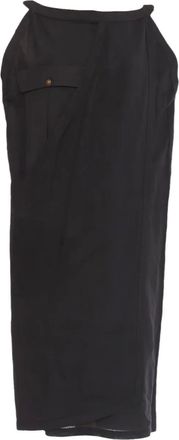 Versace Abito midi in jersey - Nero