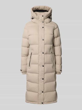 Rockn Blue Steppmantel mit Kapuze Modell Falcon in Offwhite, Größe 34