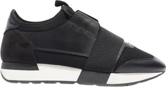 Balenciaga Black Race Runner Sneakers Size 36