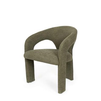 Koketto Home Silla de comedor tapizada en color verde