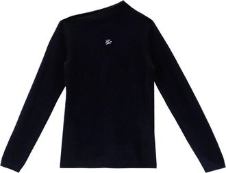 Karl Lagerfeld Elegante Kasjmier Trui - Dames - Cashmere truien - Zwart - L - Kasjmier - Truien & Vesten