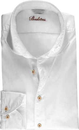 Stenstr&ouml;ms Lange Mouw Casual Shirt - Heren - Overhemden - Wit - Maat: 2XL