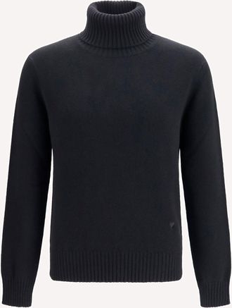 Ami Embroidered logo high-neck Sweater Male XL