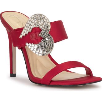 Jessica Simpson Orrieta Slide Sandal in Red Muse at Nordstrom, Size 6.5