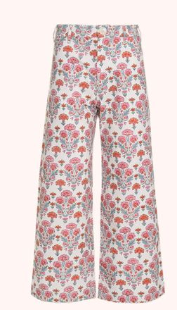 SZ Blockprints Womens Disco Pants In Geranium