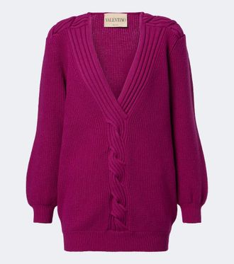 Valentino Pullover oversize in lana vergine