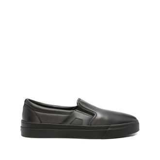 Santoni Leather Loafers