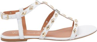 Via Roma 15 White Sandals