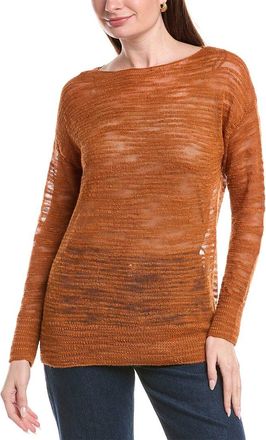 Lafayette 148 New York Dropped Shoulder Bateau Neck Sweater