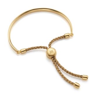 Monica Vinader Fiji Friendship Bracelet - Metallica, Gold Vermeil on Silver