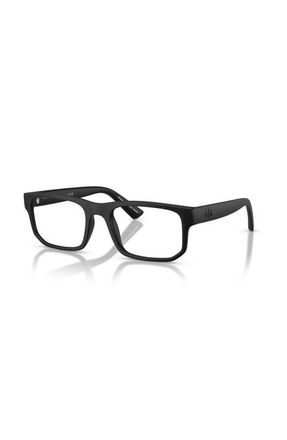 A|X Armani Exchange 54mm Rectangle optical glasses in Black at Nordstrom