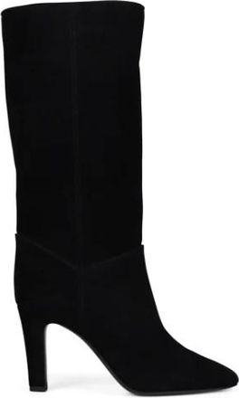 Saint Laurent Tracy Boots - Dames - Laarzen met Hak - Zwart - 37 1/2 EU - Leer - Schoenen