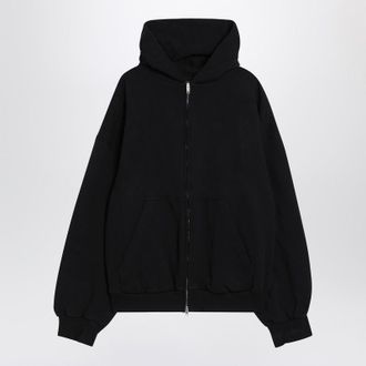 Balenciaga Washed Flipped Uni Regular Fit Zip Hoodie
