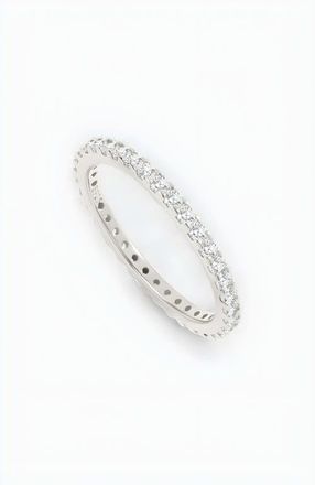 Mint & Lily April Birthstone Eternity Stacking Ring in 925 Sterling Silver at Nordstrom, Size 10