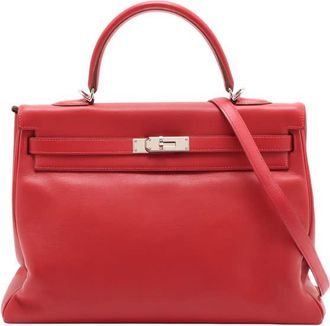 Herm&egrave;s Pre-owned Hermes Evergrain Kelly II Retourne 35 Ladies ZBZVFH59H9Q0D3SQ