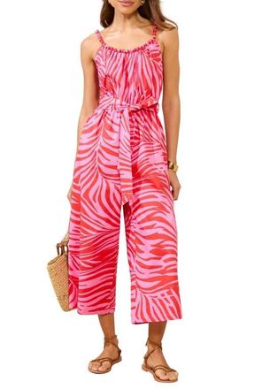 Lipsy Printed Belted Cotton Romper in Pink at Nordstrom, Size 2 Us