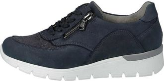 Waldl&auml;ufer Lage Sneaker Ramona - Dames - Sneakers - Blauw - 40 EU - Leer - Schoenen