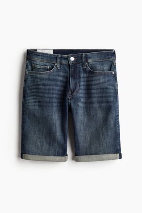 H&M Slim Denimshorts - Denimblau
