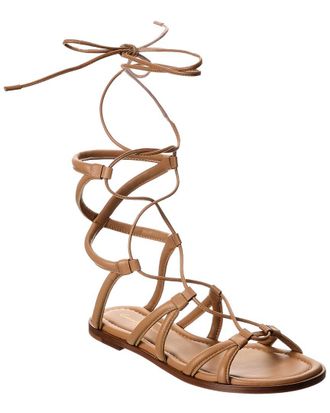 Gianvito Rossi Vesta Leather Sandal