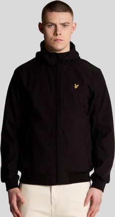 Lyle & Scott Mesh Back Long Sleeve Softshell Jacket in Jet Black at Nordstrom, Size Xx-Large