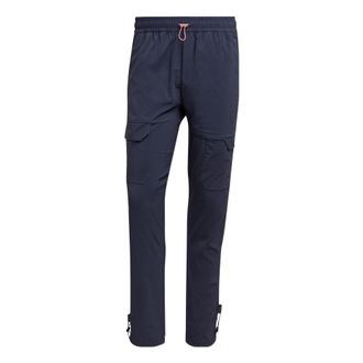 adidas Mens adidas X-City Pant Solid Color Multiple Pockets Design Drawstring Lacing Sports Pants/Trousers/Joggers Navy Blue HK4480