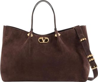 Valentino Dames, Tassen, Bruin, Maat: ONE Size Leer