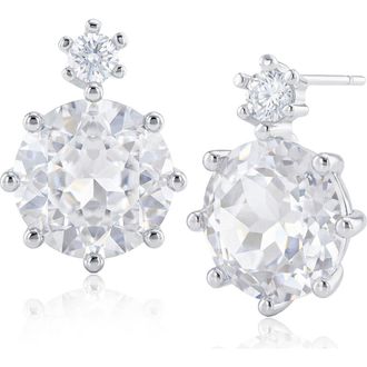 Kenneth Jay Lane 6.50 ct. tw. Cubic Zirconia Drop Earrings in Clear-Silver at Nordstrom Rack