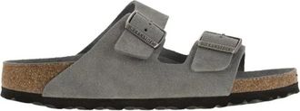 Birkenstock Heren, Schoenen, Grijs, Maat: 44 EU Su&egrave;de