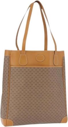 Gucci Pre-owned Vintage Tote Bag - Dames - Vintage Shopper - Beige - ONE Size - Leer - Vintage