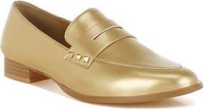 Rag & Co. Noshiya Penny Loafer in Gold at Nordstrom Rack, Size 7.5