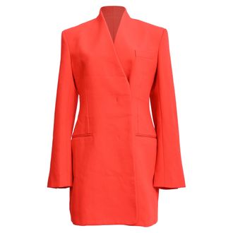Ferragamo Ferragamo Fitted Blazer in Red Wool