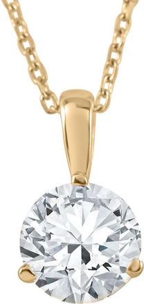 Pompeii3 5/8 ct Solitaire Lab Grown Diamond Pendant available in 14K and Platinum