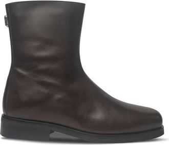 Collegium Stivale Leather Boot in Marrone Leather at Nordstrom, Size 10Us