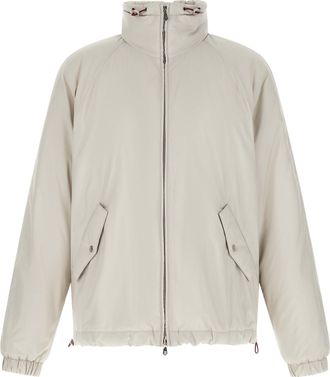 Brunello Cucinelli White Polyester Shell Mens Jacket