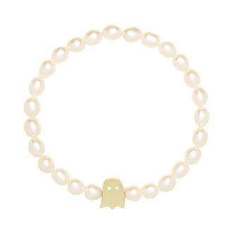 Aliita Aliita, Accessoires, Dames, Geel, ONE Size, Fantasma Oval Pearl
