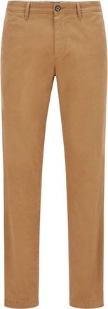 HUGO BOSS Mens Crigan2 Trousers in Beige Polycotton - Size 27W/32L