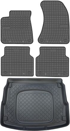 OEM Juego De Alfombrillas De Goma Para Coche Y Alfombrilla Para Maletero Para Audi A8 D4 Sed&aacute;n (enero De 2010 - Septiembre De 2013)