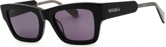 Max & Co. MO0081 01A Shiny Black/Smoke