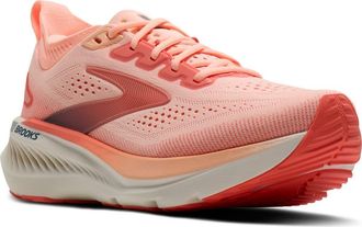 Brooks Glycerin GTS 23 Running Shoe in Coral/Peach/Spellbound at Nordstrom, Size 10.5