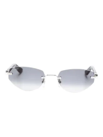 Cartier geometric sunglasses - unisex - Metal - 56 - Silver