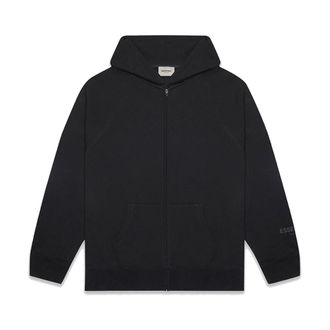 Fear of God Full Zip Hoodie Black 0192250500183001