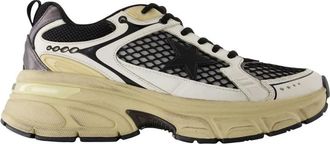 Golden Goose Sneakers, female, Black, 6 UK, Lightstar Leather Trainers White/Black