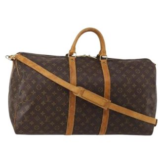 Louis Vuitton Pre-owned Weekend Bag - Dames - Pre-owned - Bruin - Maat: ONE Size Leer