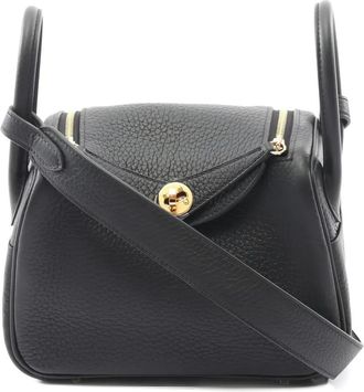 Herm&egrave;s Borsa tote Lindy Clemence mini 2025 - Nero