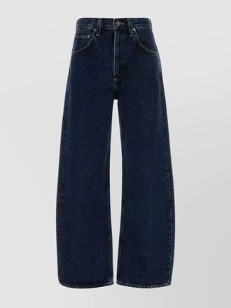 A Gold E wide-leg jeans with belt loops and five-pocket style